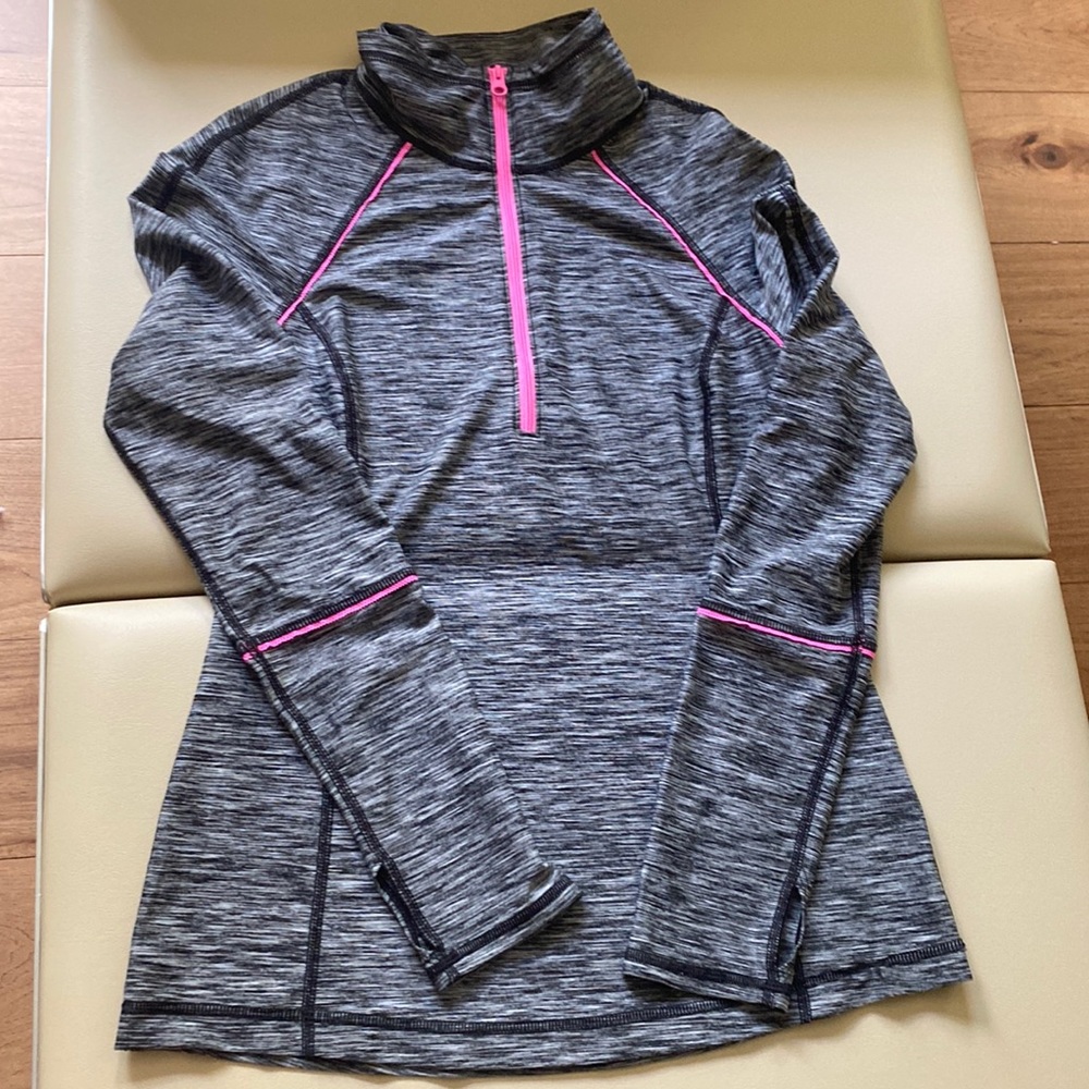 Z by Zetta gray work out LS zip up Size M